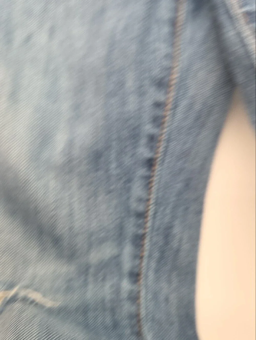 GAP denim garment in classic blue with contrast stitching